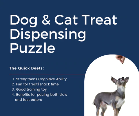 Dog and Cat Treat Dispensing Puzzle